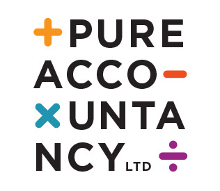 Pure Accountancy, księgowość, logo, corporate identity, CI, identyfikacja wizualna, grafik, graphic designer
