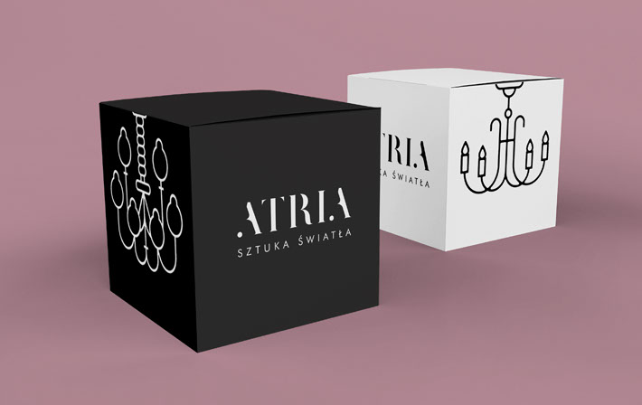 Atria, logo, corporate identity, identyfikacja wizualna, CI, grafik, graphic designer